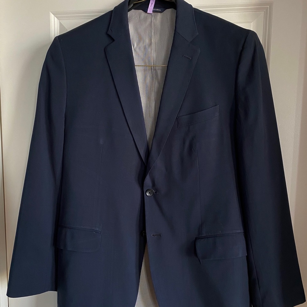 Banana Republic Mens Suit Size 42R Navy